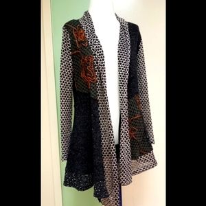 Fleur De Lis Collection Patchwork Cardigan